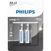 LONGLIFE BATTERY AA 2 PACK