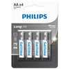 LONGLIFE BATTERY AA 4 PACK
