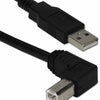 RIGHT ANGLE USB 2 TO TYPE B