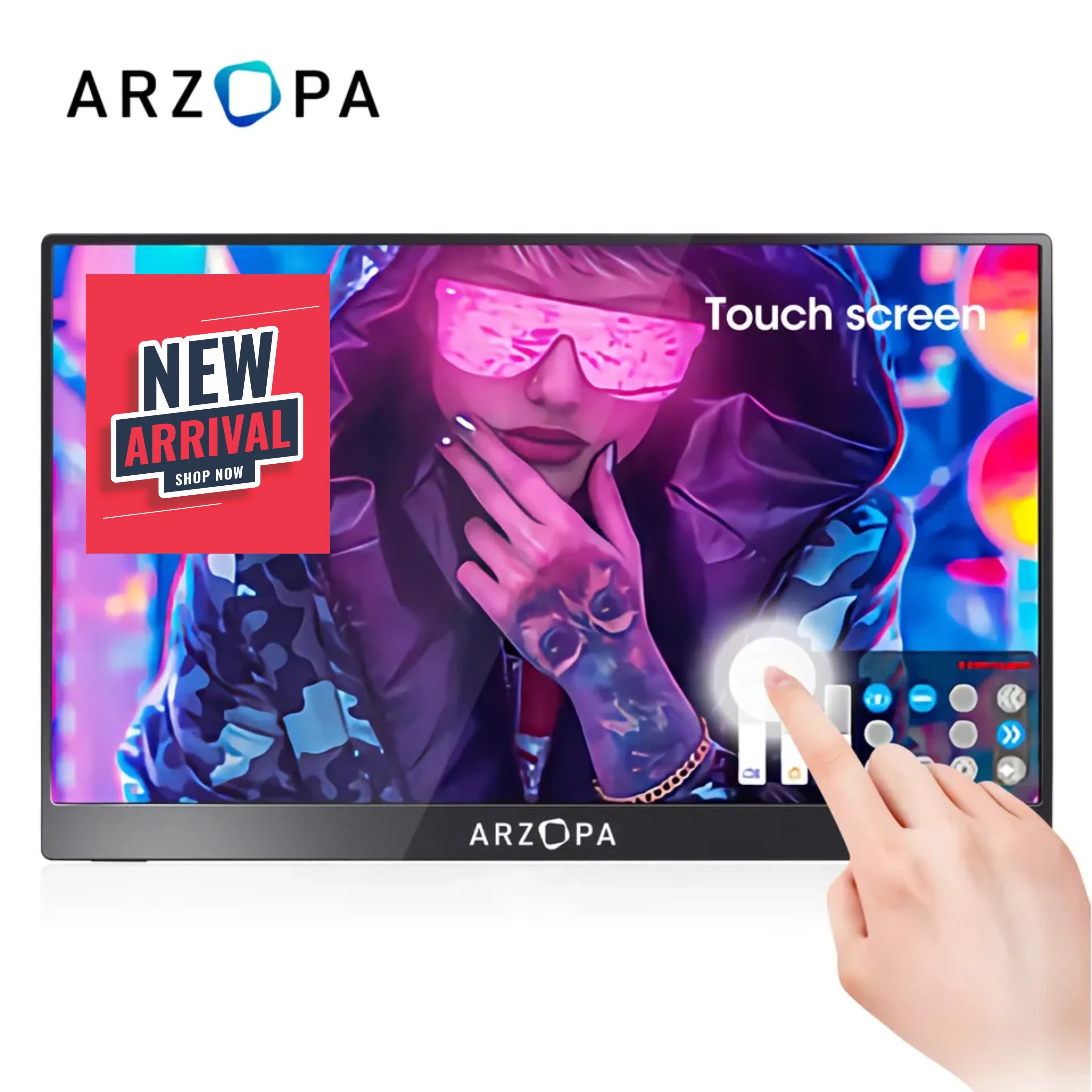 Hight quality portable screen for streaming, gaming or even WORKING 😳, arzopa portable monitor