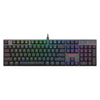 REDRAGON APAS PRO RGB 104 Key Super-Slim Mechanical Gaming Keyboard - Black