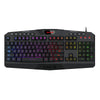 REDRAGON HARPE Membrane|RGB Backlit|12 Multimedia Keys|19 Non-Conflict Gaming Keyboard - Black